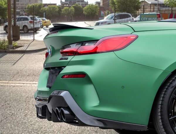 AC Style Carbon Fiber Trunk Spoiler - BMW M8 & 8 Series - Image 2