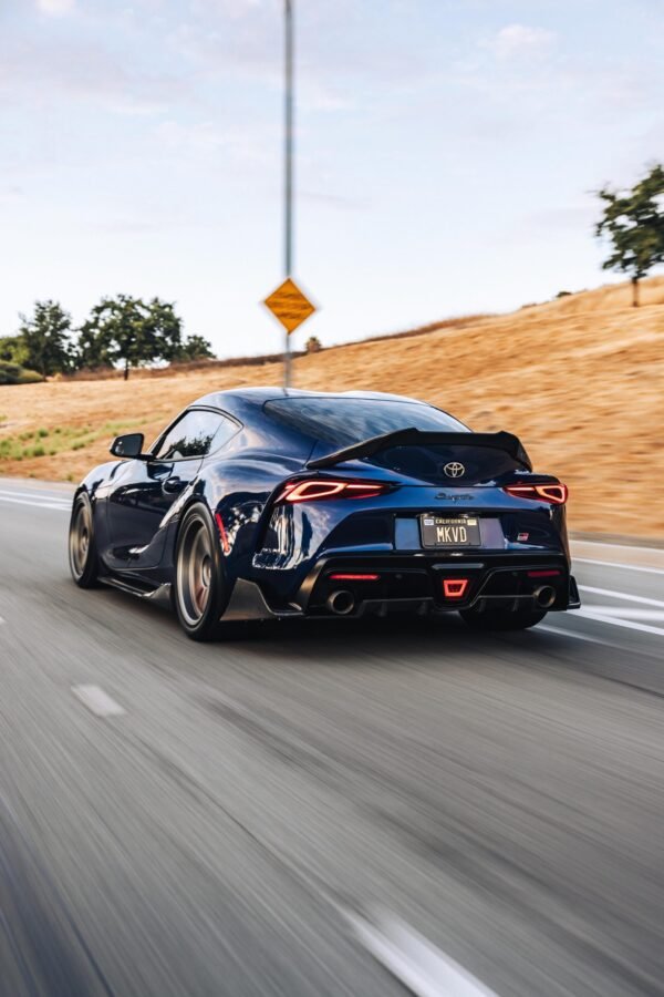 AG Style Carbon Fiber Rear Canard Splitters - Toyota A90 GR Supra - Image 10