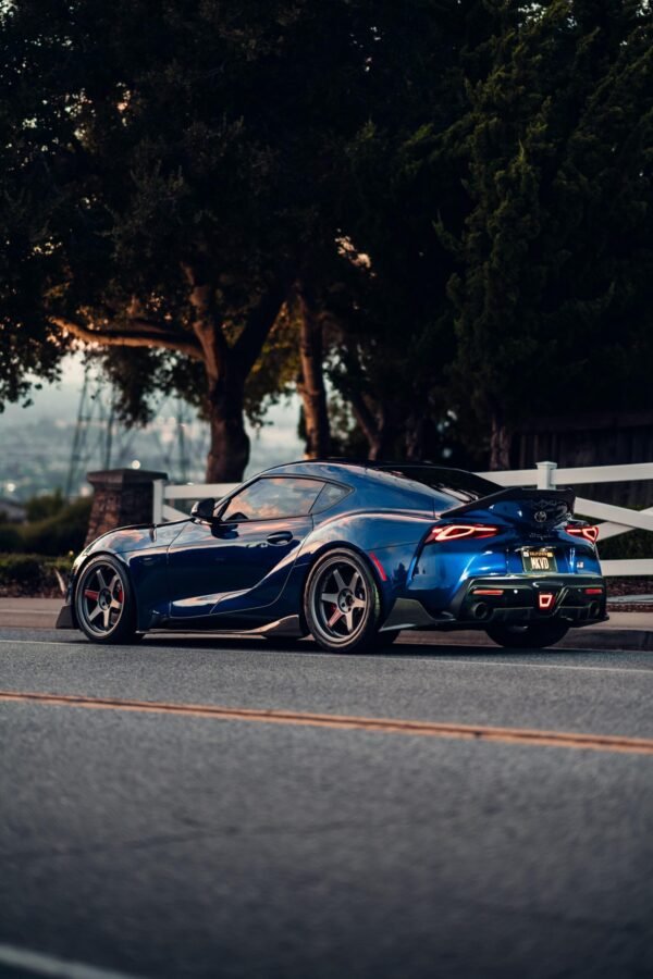 AG Style Carbon Fiber Rear Canard Splitters - Toyota A90 GR Supra - Image 11