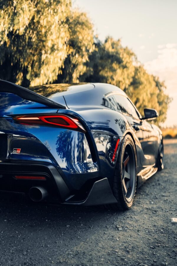 AG Style Carbon Fiber Rear Canard Splitters - Toyota A90 GR Supra - Image 5