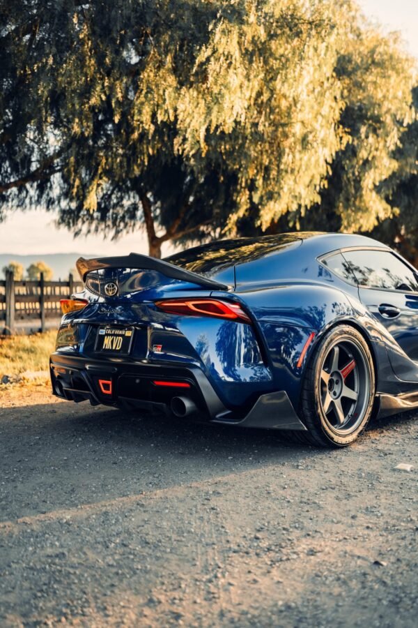 AG Style Carbon Fiber Rear Canard Splitters - Toyota A90 GR Supra - Image 7