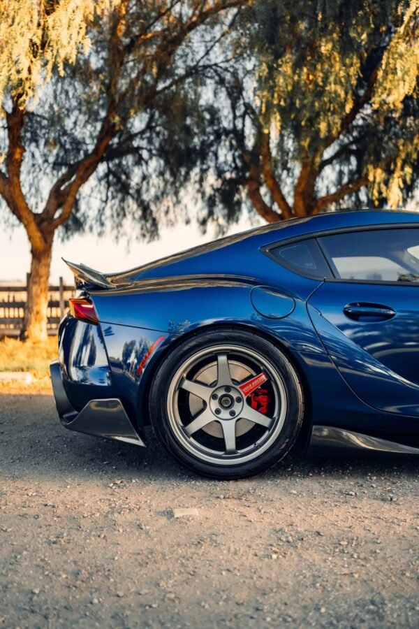 AG Style Carbon Fiber Rear Canard Splitters - Toyota A90 GR Supra - Image 8