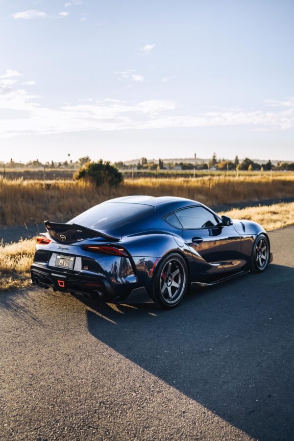 AG Style Carbon Fiber Rear Canard Splitters - Toyota A90 GR Supra - Image 9