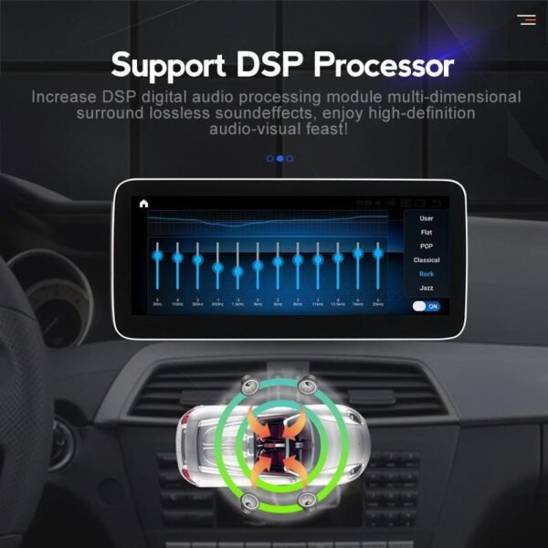 Apple CarPlay & Android Auto Android Screen Upgrade - Mercedes Benz C Class W204/S204 - Image 15