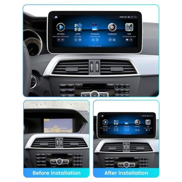 Apple CarPlay & Android Auto Android Screen Upgrade - Mercedes Benz C Class W204/S204 - Image 18