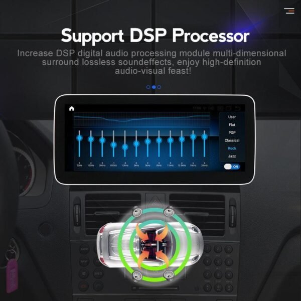 Apple CarPlay & Android Auto Android Screen Upgrade - Mercedes Benz C Class W204/S204 - Image 4