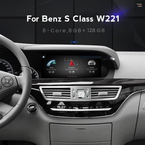 Apple CarPlay & Android Auto Android Screen Upgrade - Mercedes Benz S Class W221
