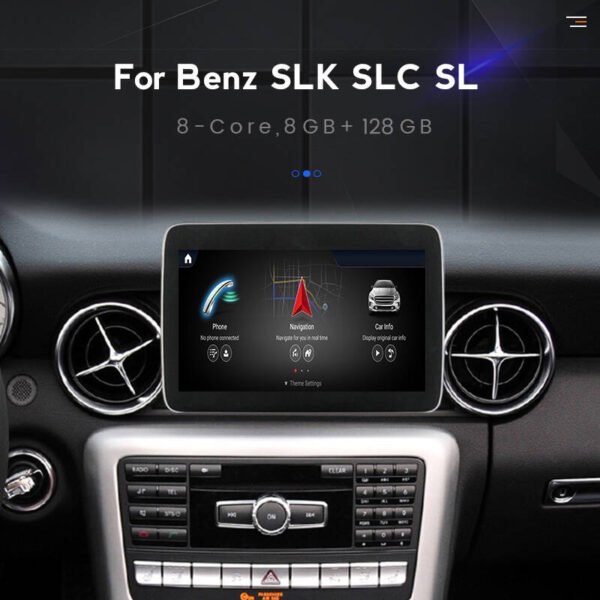 Apple CarPlay & Android Auto Android Screen Upgrade - Mercedes Benz SLK & SLC & SL Class R172 & R231