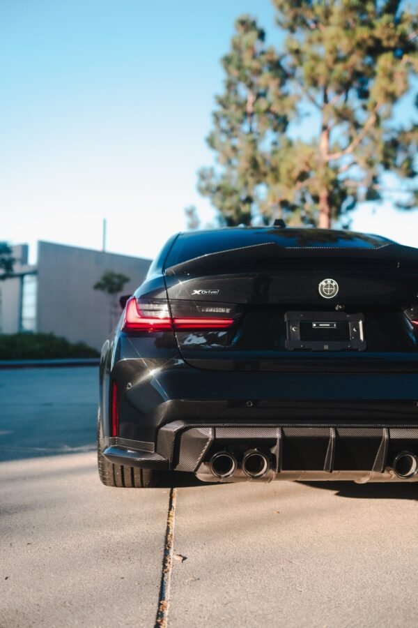 BMW G8X M3/M4 Carbon Fiber Rear Canard Splitters - Image 8