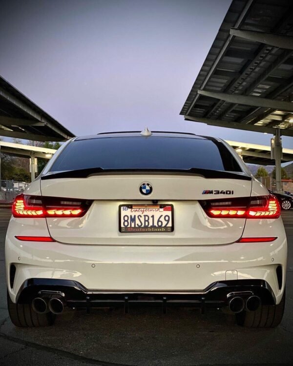 BMW G8X M3/M4 Carbon Fiber Trunk Spoiler - Image 12