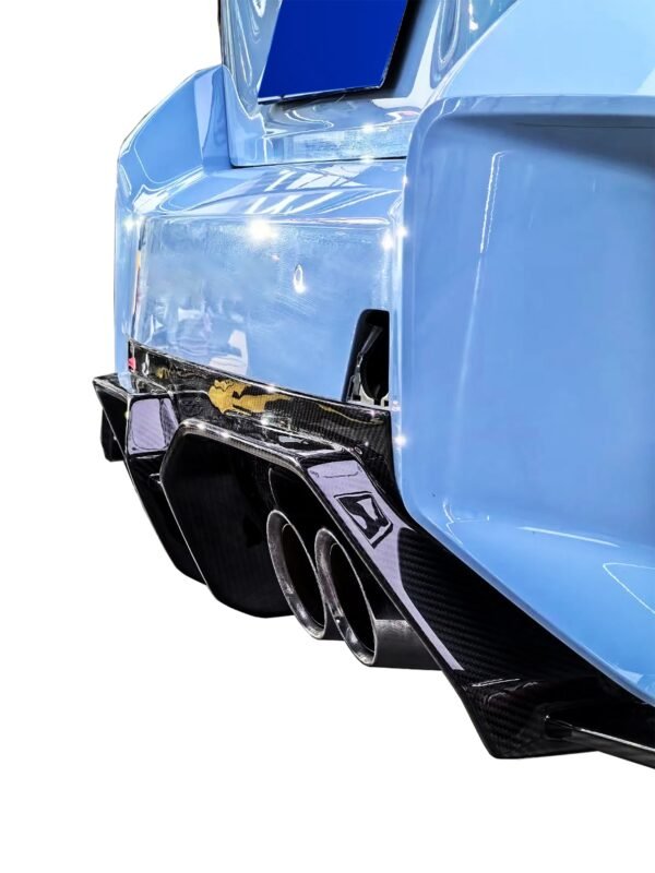 BP Design Carbon Fiber Rear Diffuser V2 - BMW G87 M2 - Image 4