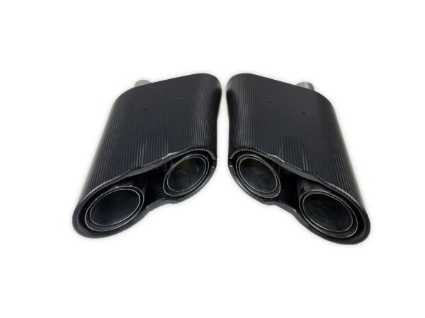 BRB G900 Style Carbon Fiber Illuminated Exhaust Tips Set - G Wagon W464 G350 & G500 & G63 - Image 4