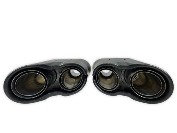 BRB G900 Style Carbon Fiber Illuminated Exhaust Tips Set - G Wagon W464 G350 & G500 & G63 - Image 5