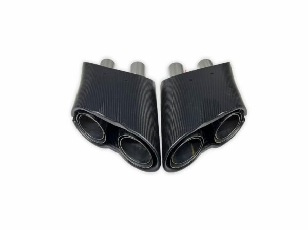 BRB G900 Style Carbon Fiber Illuminated Exhaust Tips Set - G Wagon W464 G350 & G500 & G63 - Image 6