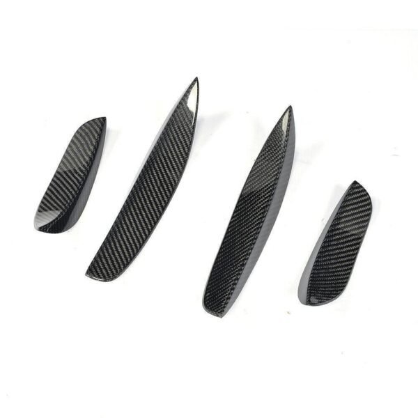 BS Style Carbon Fiber Front Canards - Mercedes Benz W205 C63 AMG C-Class - Image 2