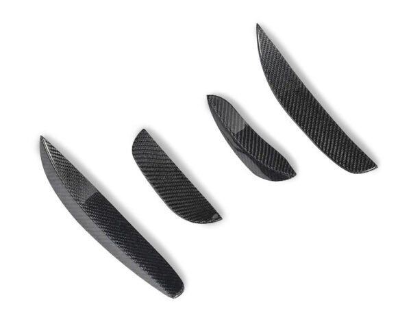 BS Style Carbon Fiber Front Canards - Mercedes Benz W205 C63 AMG C-Class - Image 7