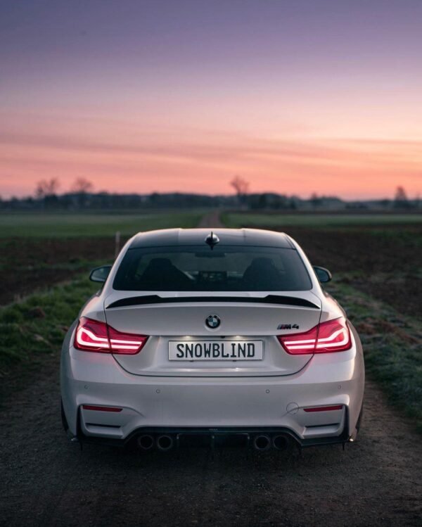 CS Style Carbon Fiber Trunk Spoiler - BMW F32 / F33 / F36 4 Series - Image 3