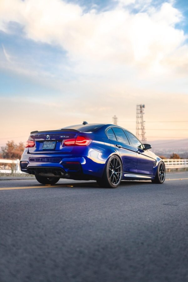 CS Style Carbon Fiber Trunk Spoiler - BMW F80 M3 & F30 3 Series - Image 2