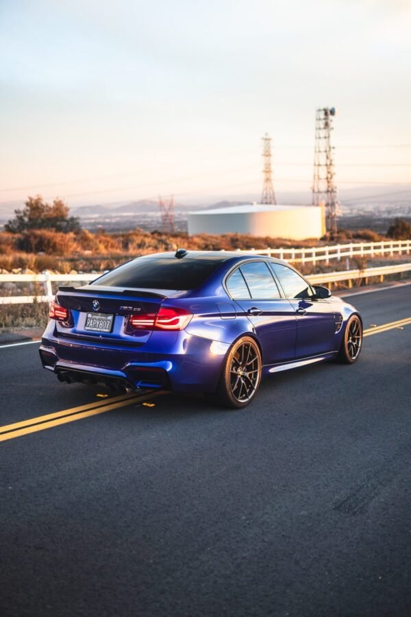 CS Style Carbon Fiber Trunk Spoiler - BMW F80 M3 & F30 3 Series - Image 3