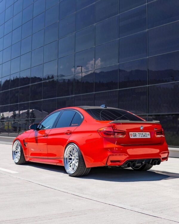 CS Style Carbon Fiber Trunk Spoiler - BMW F80 M3 & F30 3 Series - Image 6