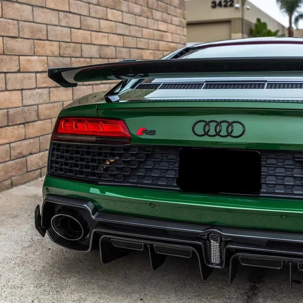 Capristo Style Carbon Fiber Rear Diffuser - Audi R8 V10 Gen 2 Facelift - Image 2