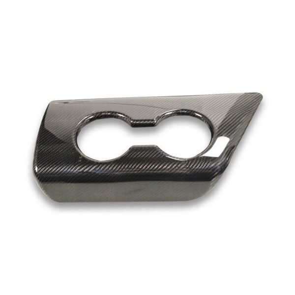 Carbon Fiber Armrest Console Cup Holder Cover - Toyota A90 Supra - Image 4