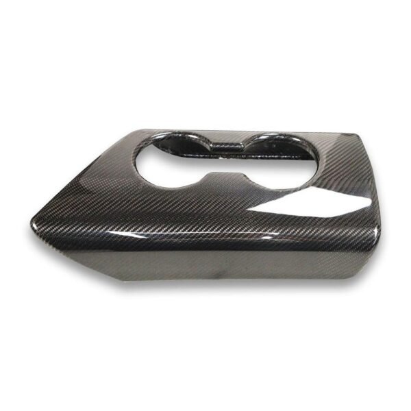 Carbon Fiber Armrest Console Cup Holder Cover - Toyota A90 Supra - Image 6