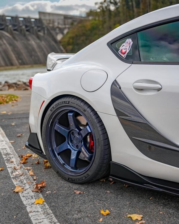 Carbon Fiber Door Fender Trim Set - Toyota A90 GR Supra - Image 2