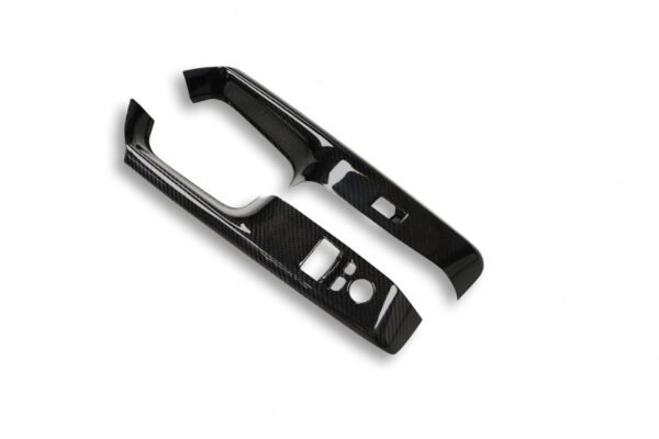 Carbon Fiber Door Switch Panel Cover - Toyota A90 Supra - Image 2