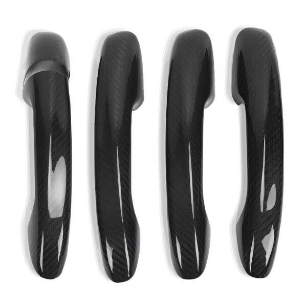 Carbon Fiber Exterior Door Handle Covers - Mercedes Benz C118 CLA Class, W205 C Class, W213 E Class, W222 S Class - Image 2