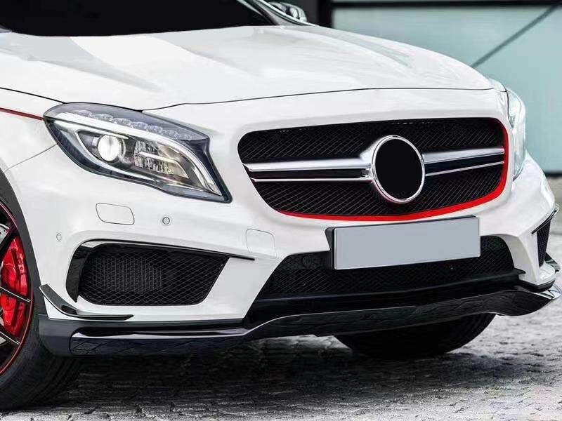 Carbon Fiber Fog Lights Cover Trims - Mercedes Benz X156 / GLA45 AMG GLA Class