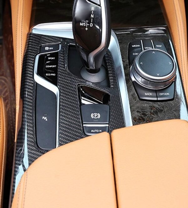 Carbon Fiber Gear Shifter Panel Trim - BMW F90 M5 & G30 5 Series - Image 5