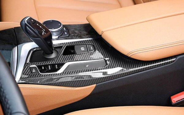 Carbon Fiber Gear Shifter Panel Trim - BMW F90 M5 & G30 5 Series - Image 6
