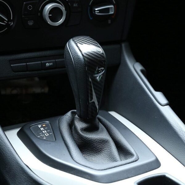 Carbon Fiber Gear Shifter Trim - BMW E81 / E82 / E87 / E88 1 Series - Image 3