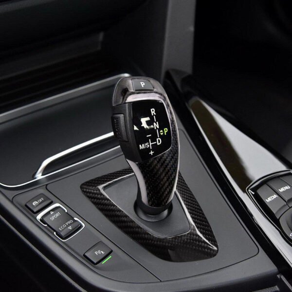 Carbon Fiber Gear Shifter Trims - BMW F Chassis - Image 2
