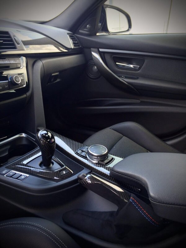Carbon Fiber Gear Shifter Trims - BMW M F Chassis - Image 4