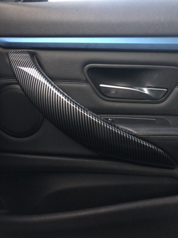Carbon Fiber Interior Door Handle Trim - BMW F30 3 Series & F32 / F33 / F36 4 Series - Image 2