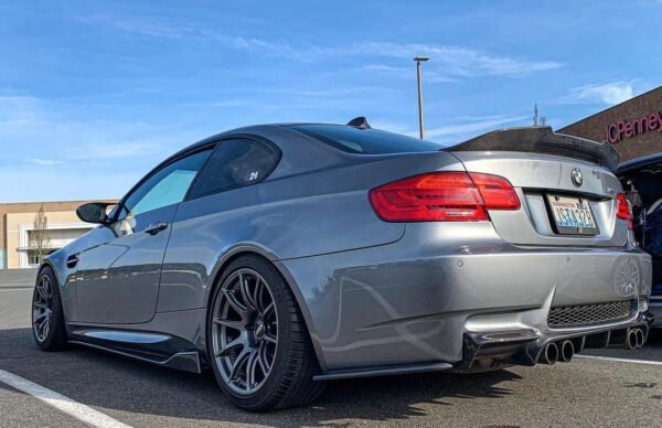 Carbon Fiber Rear Canard Splitters - BMW E92 M3 - Image 2