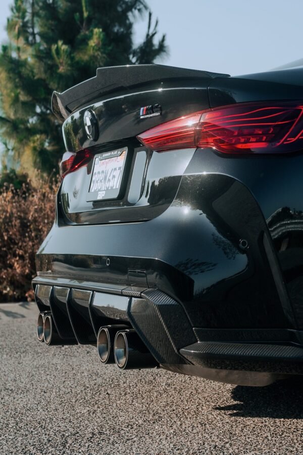 Carbon Fiber Rear Diffuser Trim - BMW G80 M3 & G82/G83 M4 - Image 4