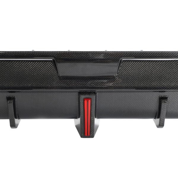 Carbon Fiber Rear Diffuser with Brake Light - BMW G42 2 Series - Image 4