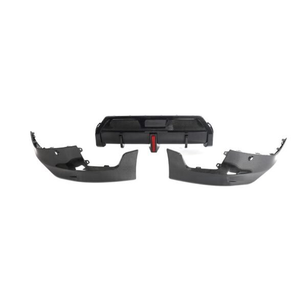 Carbon Fiber Rear Diffuser with Brake Light - BMW G42 2 Series - Image 5
