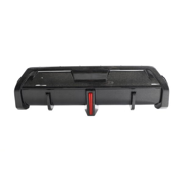 Carbon Fiber Rear Diffuser with Brake Light - BMW G42 2 Series - Image 6