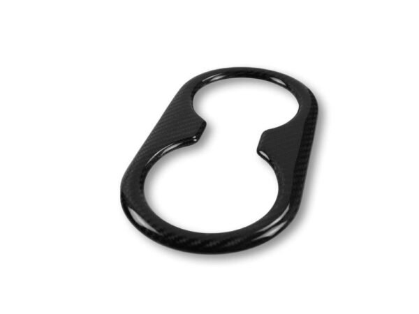Carbon Fiber Rear Seat Cup Holder Cover - Tesla Model 3 - Image 3