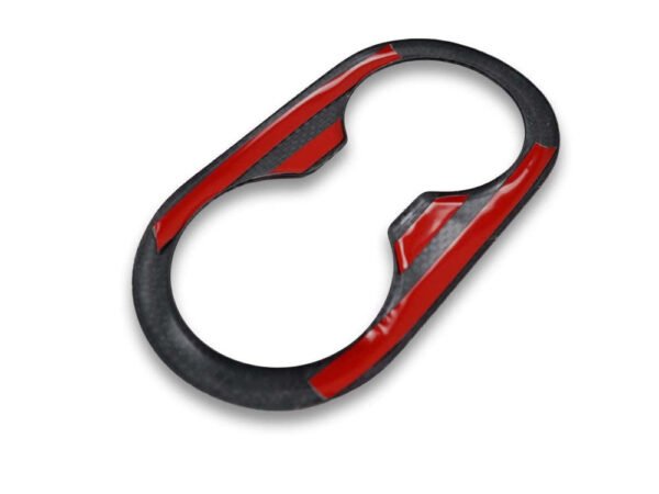 Carbon Fiber Rear Seat Cup Holder Cover - Tesla Model 3 - Image 6