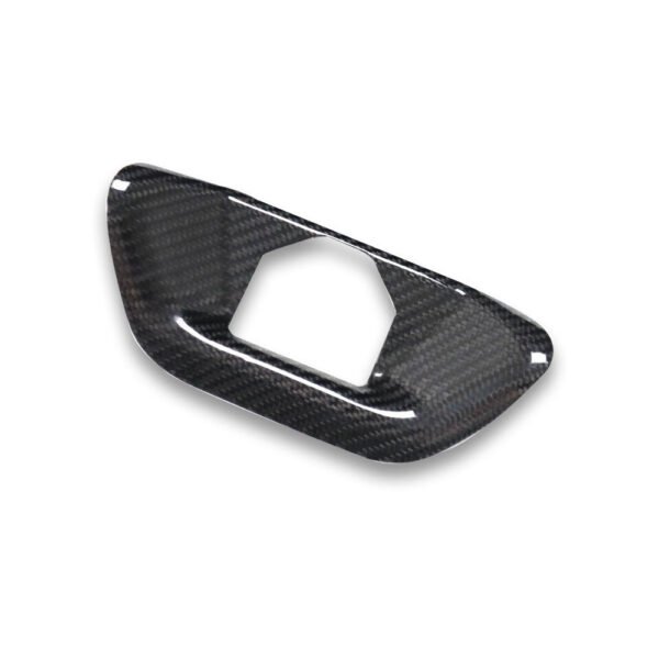 Carbon Fiber Rear Trunk Hood Lock Replacement Cover - Toyota A90 Supra - Image 4