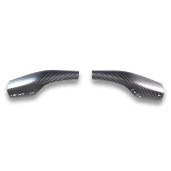 Carbon Fiber Shift Stalk Covers - Tesla Model 3 & Y - Image 3