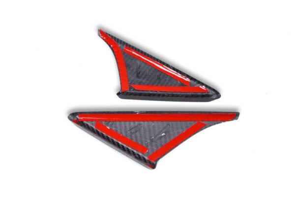 Carbon Fiber Side Mirror Triangle Trims - Toyota A90 Supra - Image 7