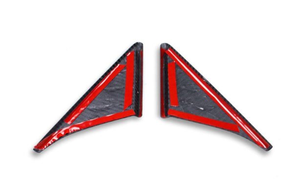Carbon Fiber Side Mirror Triangle Trims - Toyota A90 Supra - Image 8