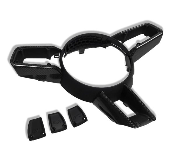 Carbon Fiber Steering Wheel Trim - Porsche 992 Carrera - Image 2