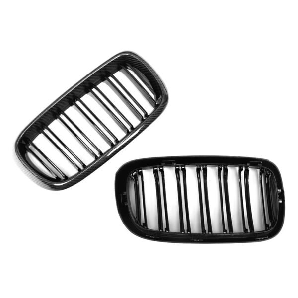 Dual Slat Carbon Fiber Front Grilles - BMW F15 X5 & F16 X6 - Image 8